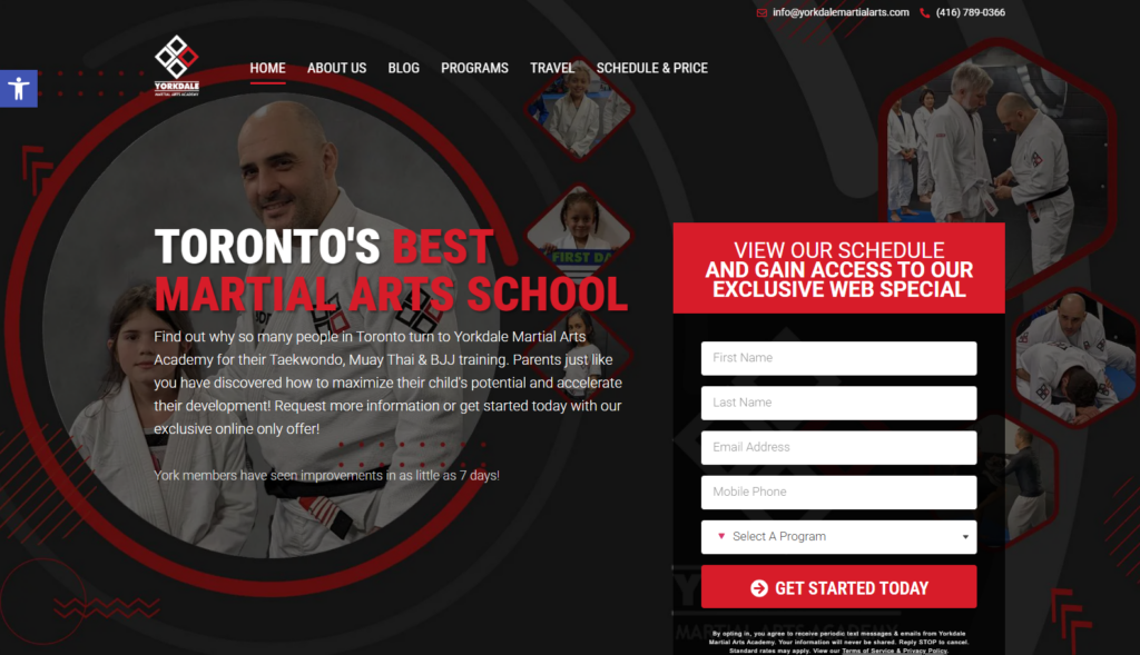 york dale martial arts homepage