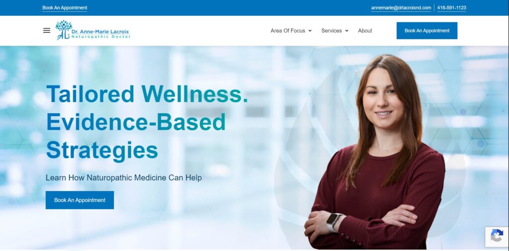 Dr. Anne-Marie Lacroix ND homepage
