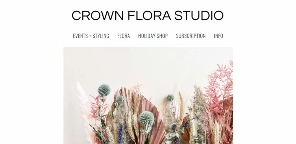 Crown Flora Studio's Homepage