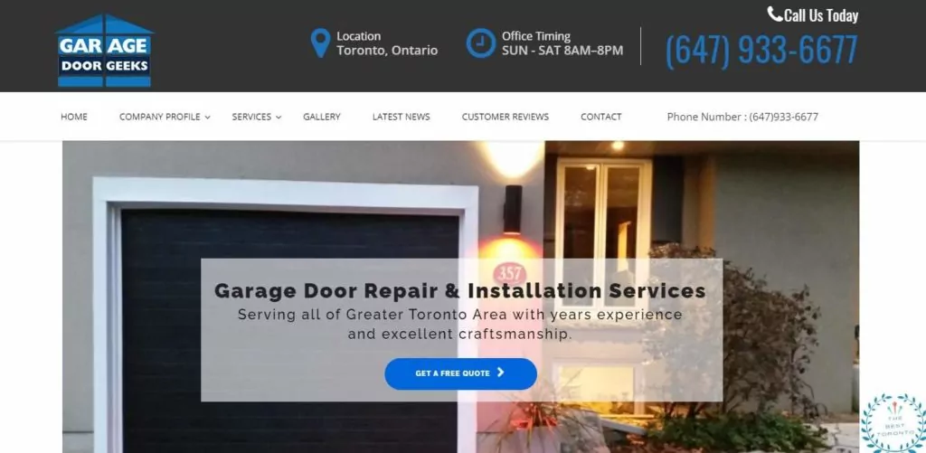 Garage Door Geeks' Homepage