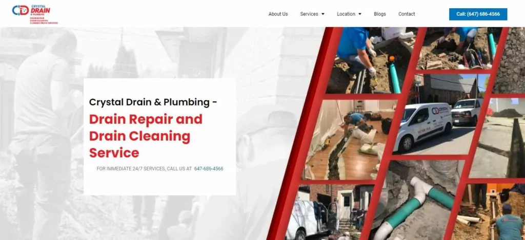 Crystal Drain & Plumbing's Homepage