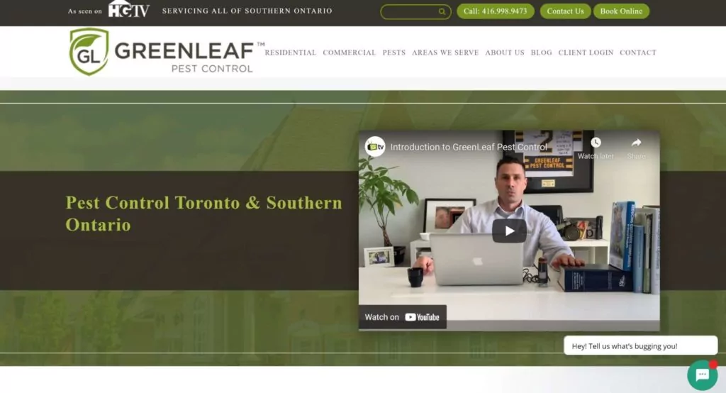 Greenleaf Pest Control's Homepage