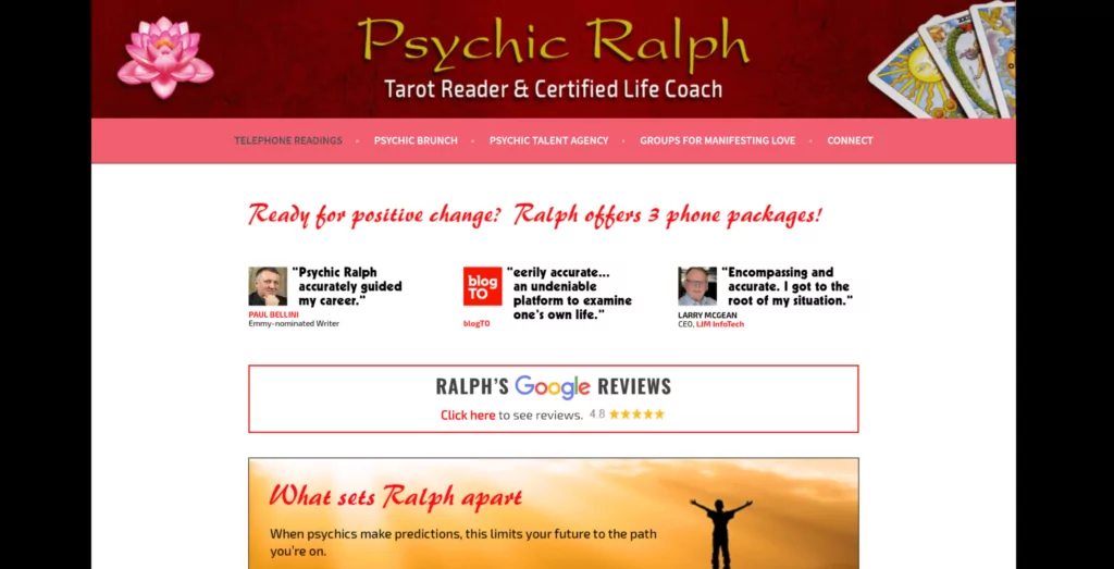 Psychic Ralph's Homepage