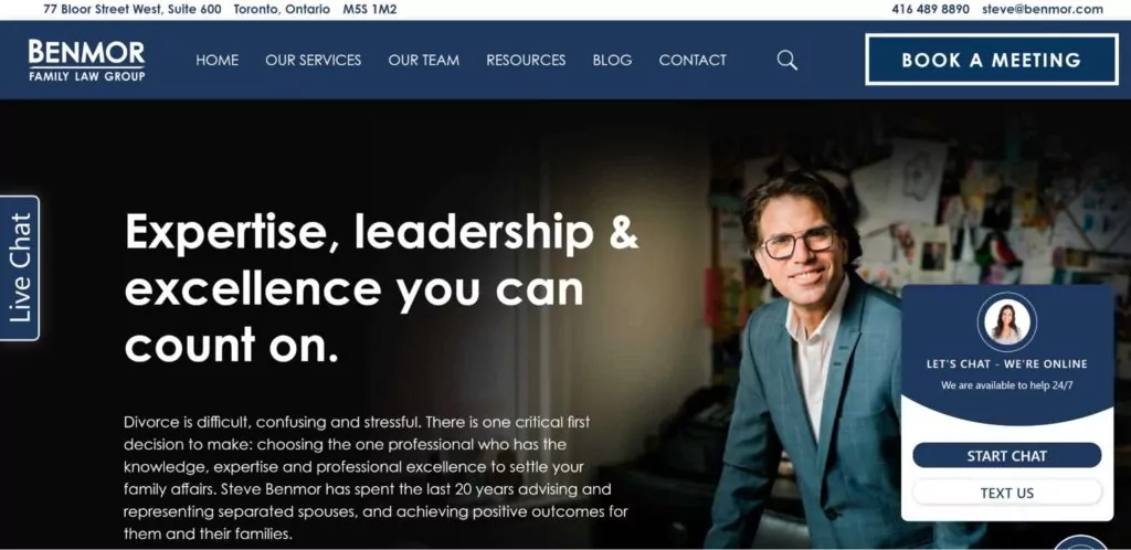 Benmor Family Law Group's Homepage