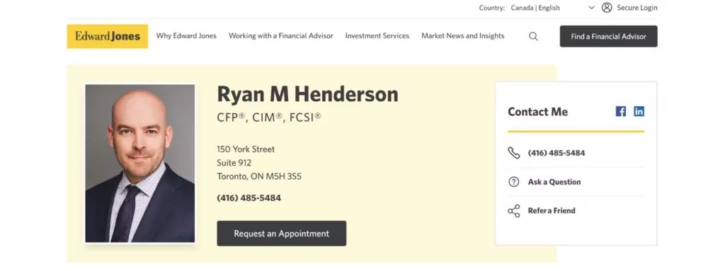 Edward Jones - Financial Advisor: Ryan M. Henderson's Homepage