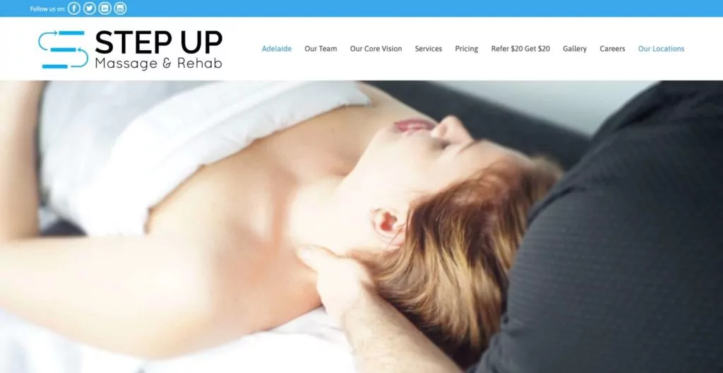 Step Up Massage & Rehab - Adelaide's Homepage