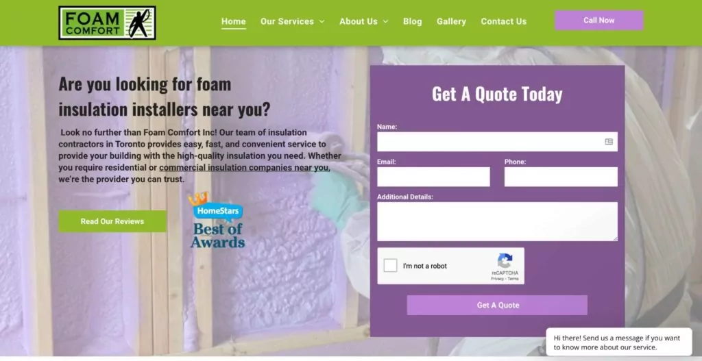 Foam Comfort's Homepage
