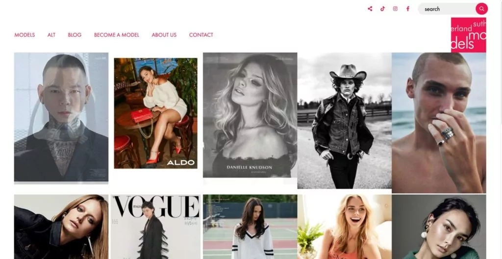 Sutherland Models' Homepage