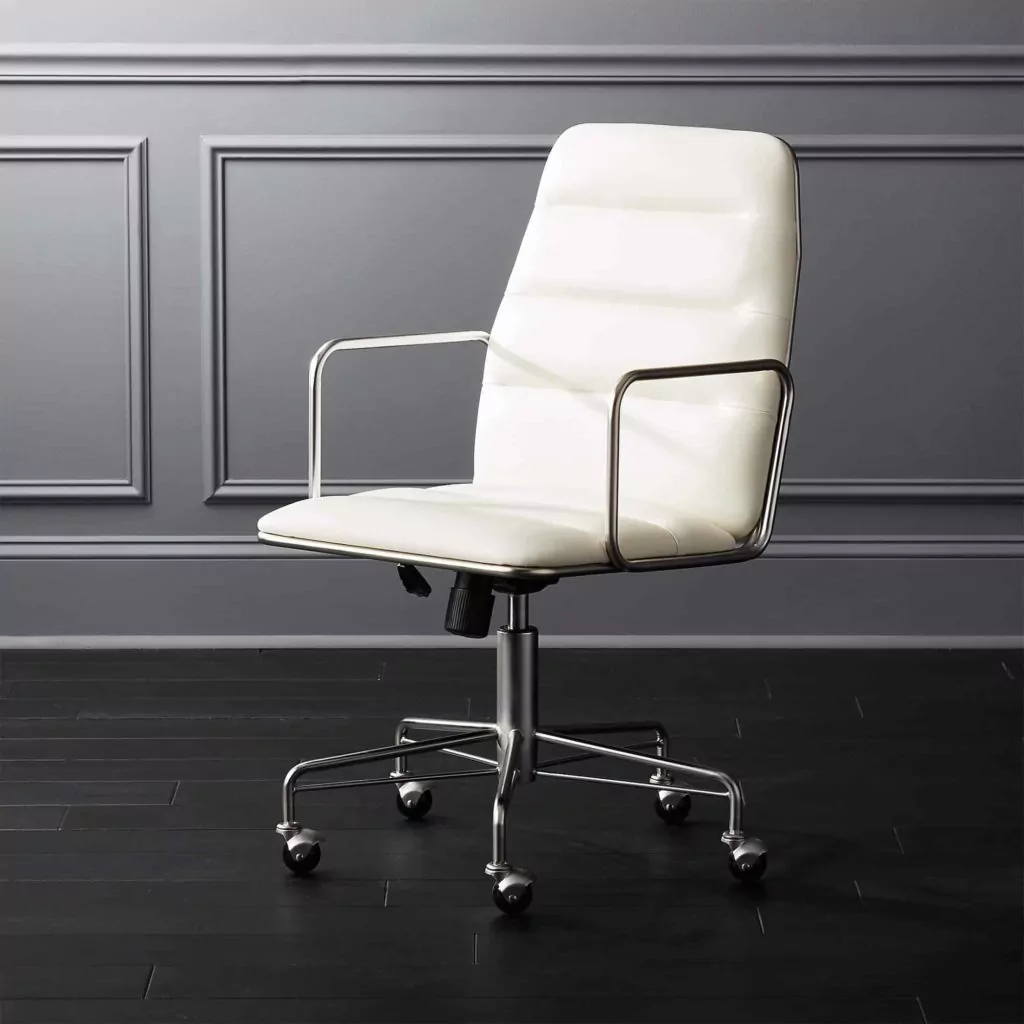 Mad White Executive Chair - CB2