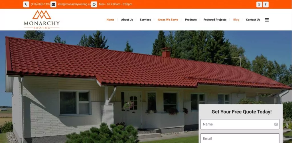 Monarchy Steel and Metal Roofing's Homepage