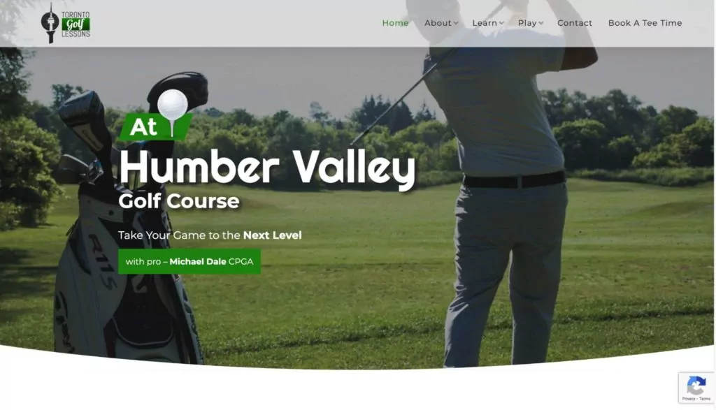 Humber Valley Golf Course Homepage