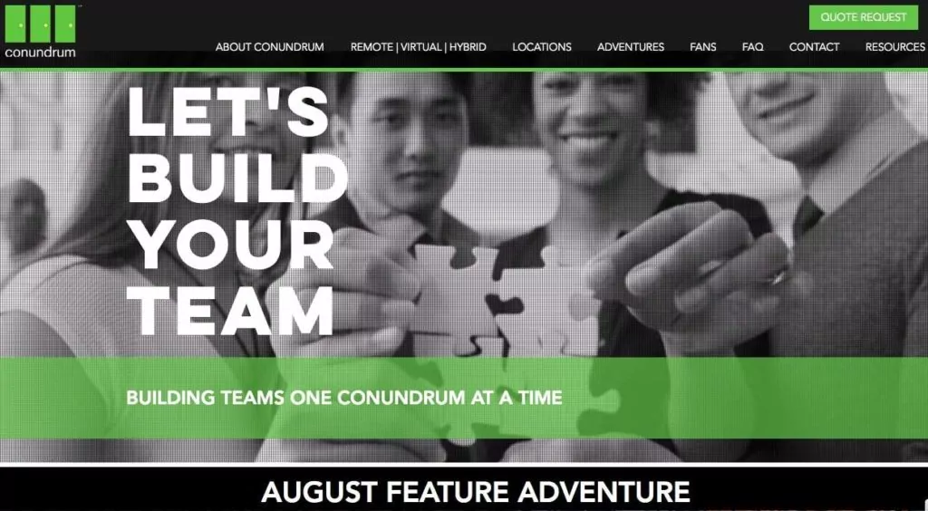 Conundrum Adventures Homepage