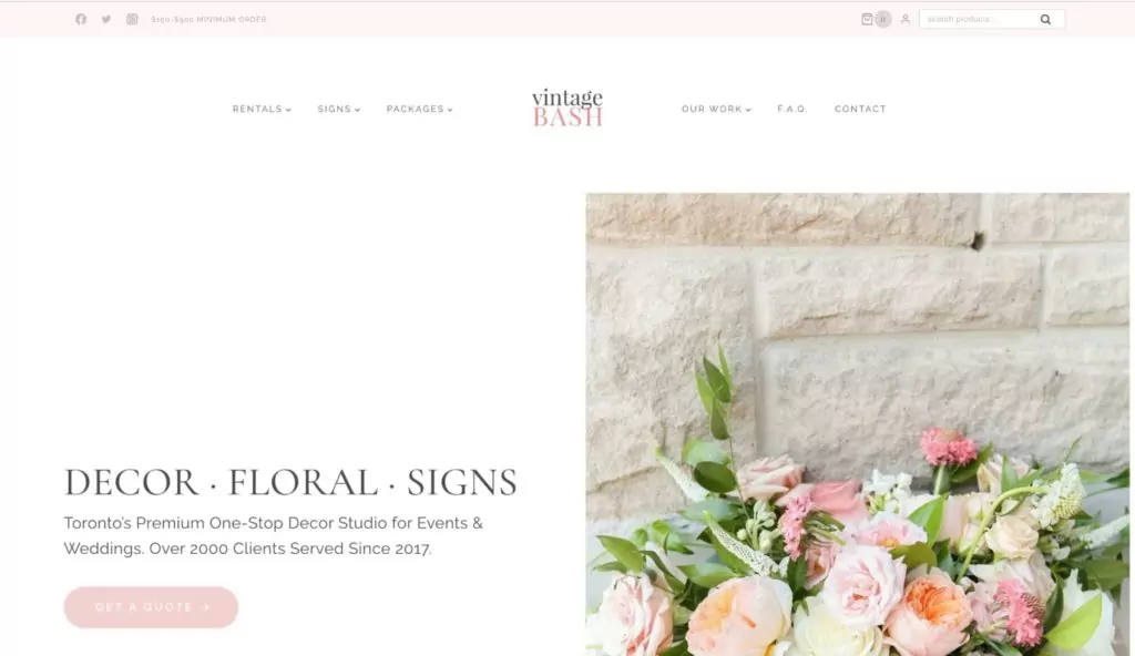 VintageBash Homepage