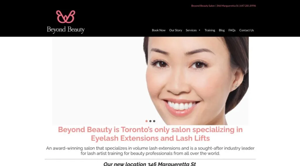 Beyond Beauty Homepage