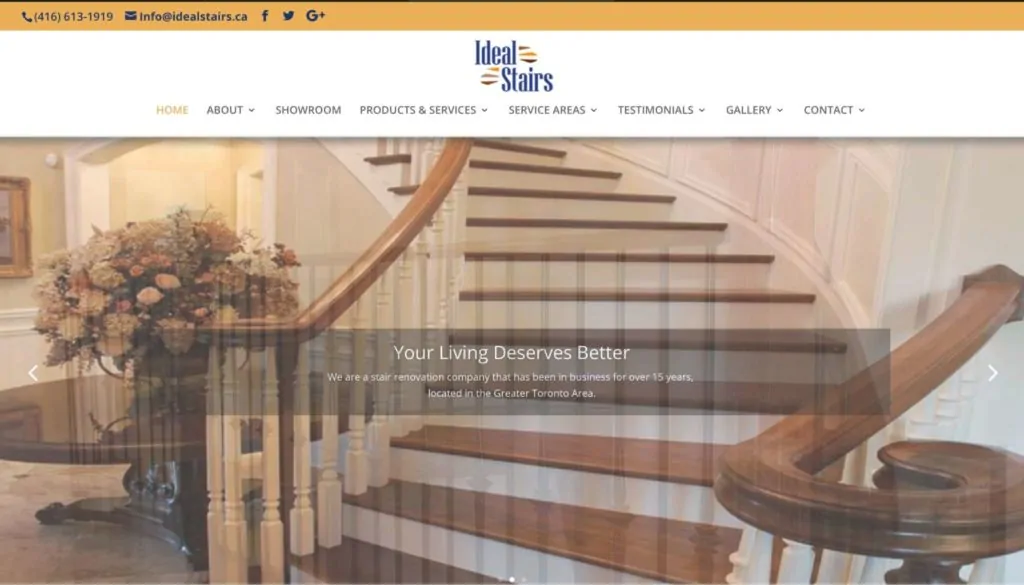 Ideal Stairs Homepage