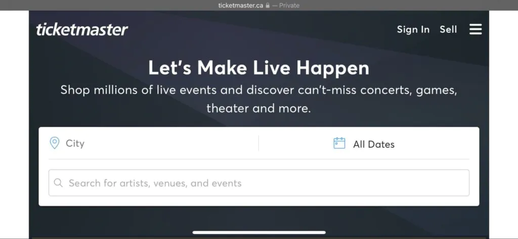 Ticketmaster